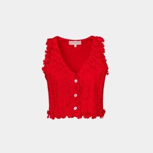 WAIMARI CHRISTIE VEST RADIANT RED